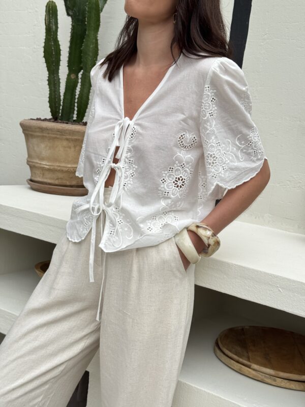 PANTALON LINO BEIGE – Image 9