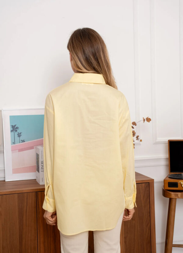 Chemise Love&Sunset jaune – Image 3