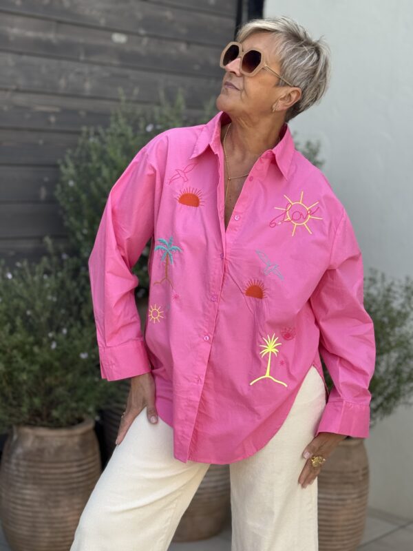 Chemise Love&Sunset fuschia – Image 4