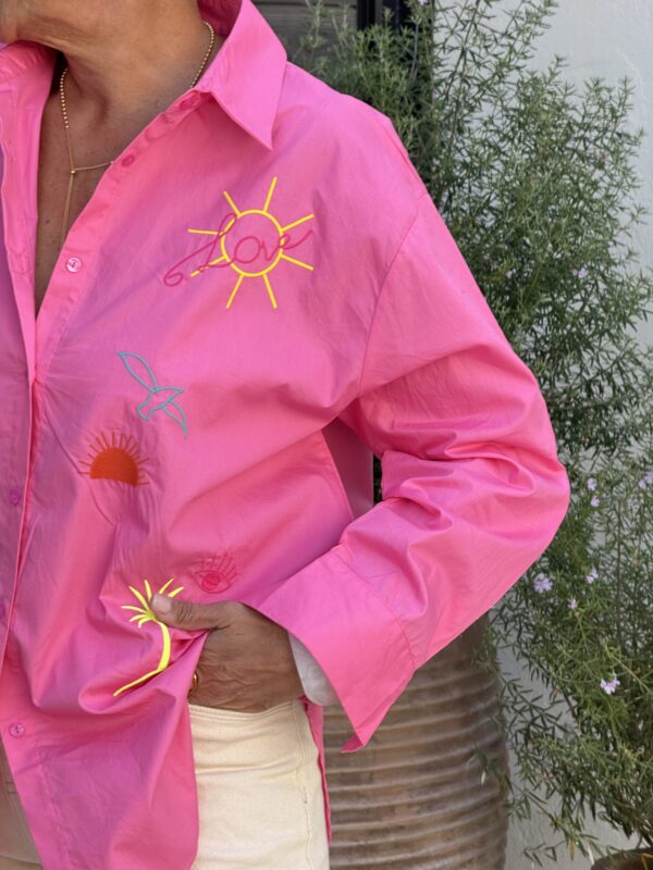 Chemise Love&Sunset fuschia – Image 3