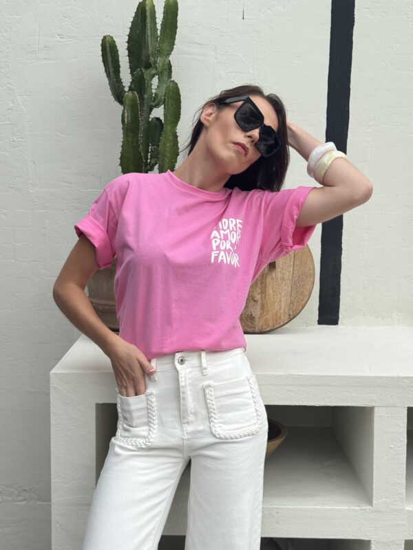 TEE SHIRT MOREAMOR ROSE – Image 3