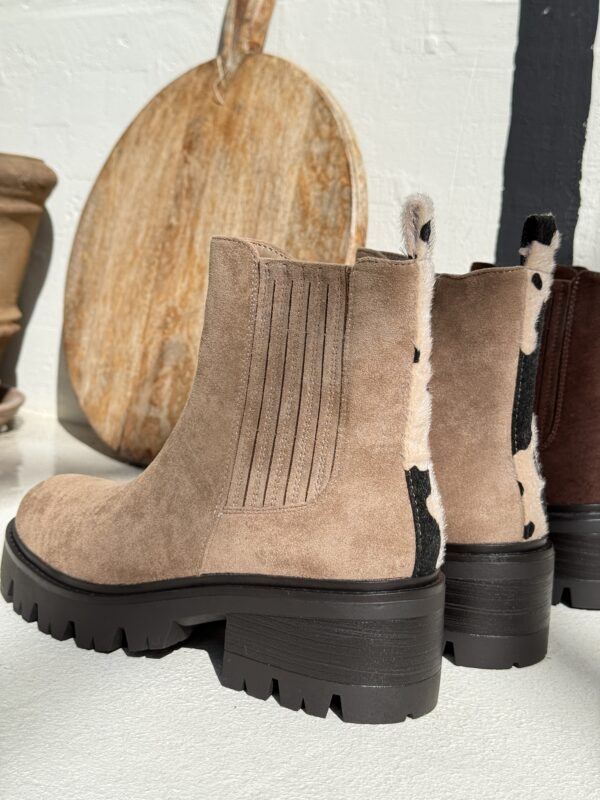 Bottines taupe