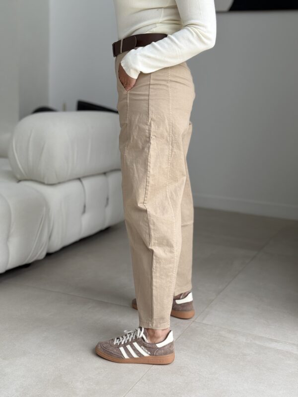Pantalon barrel TAUPE – Image 4