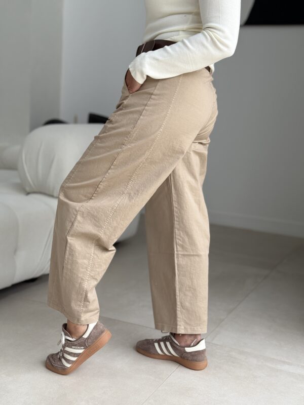 Pantalon barrel TAUPE – Image 5