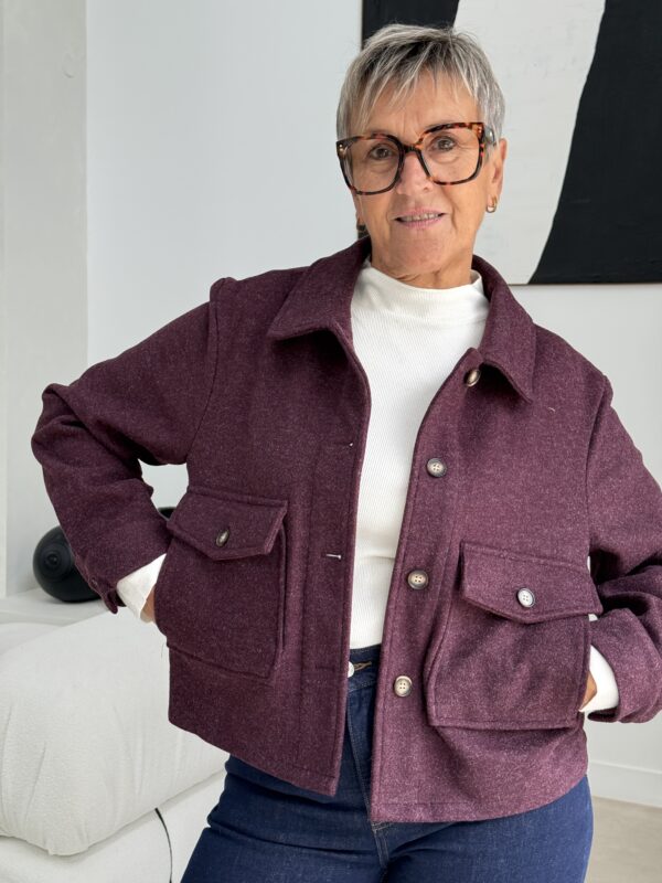Veste Clara Prune – Image 13