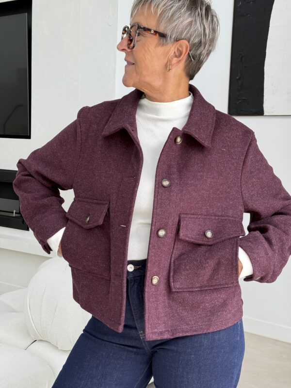 Veste Clara Prune – Image 5