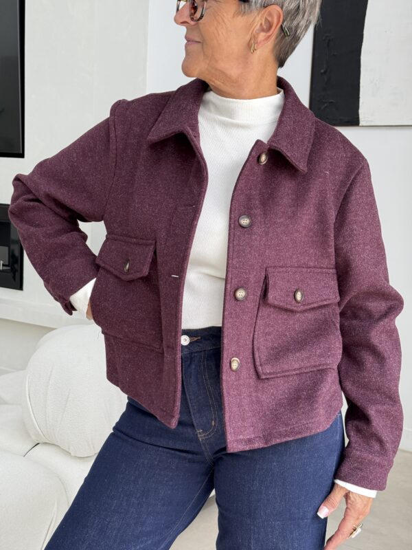 Veste Clara Prune – Image 10