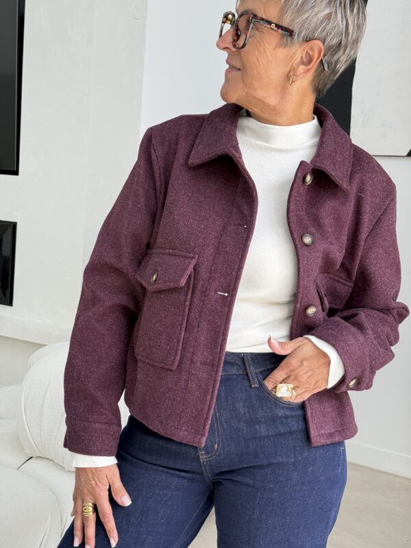 Veste Clara Prune – Image 8