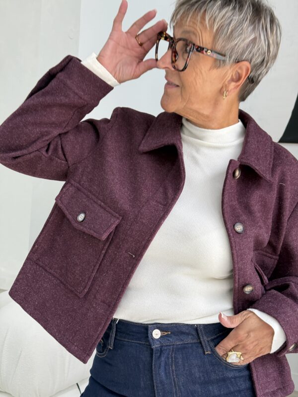 Veste Clara Prune – Image 4