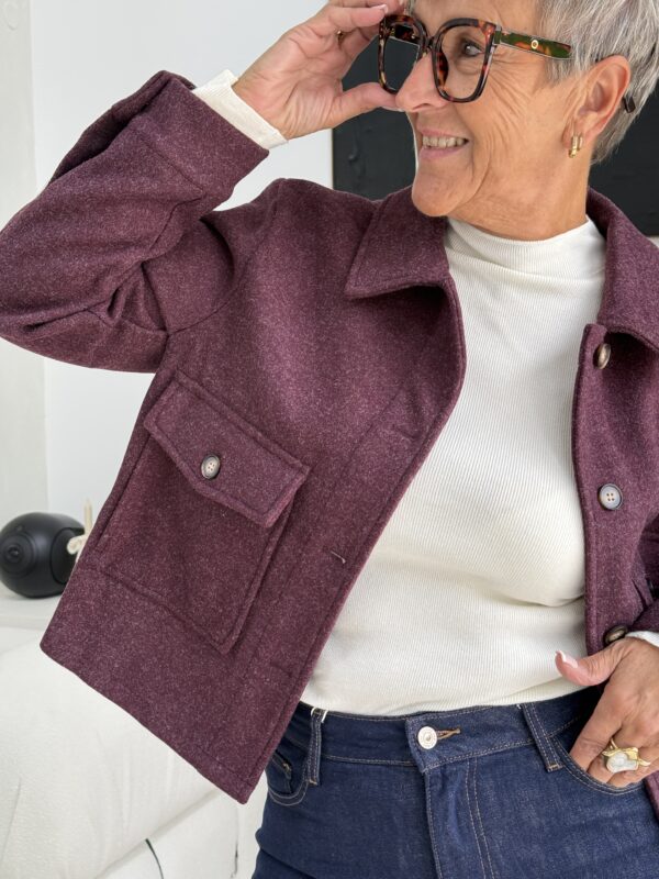 Veste Clara Prune – Image 2