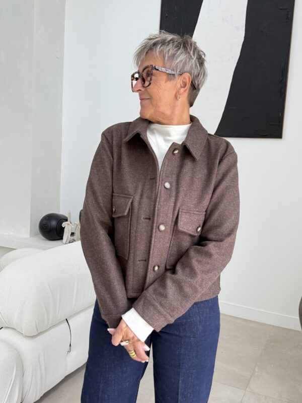 Veste Clara Marron – Image 8