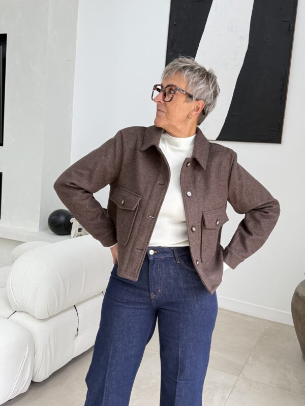 Veste Clara Marron – Image 6