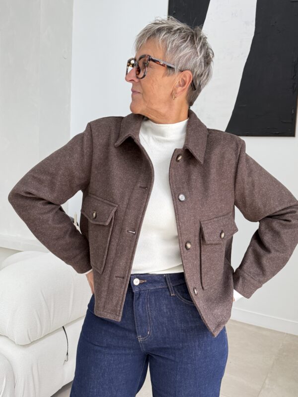 Veste Clara Marron – Image 3