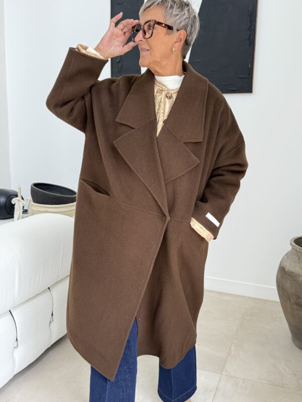 Manteau Garance Choco – Image 14