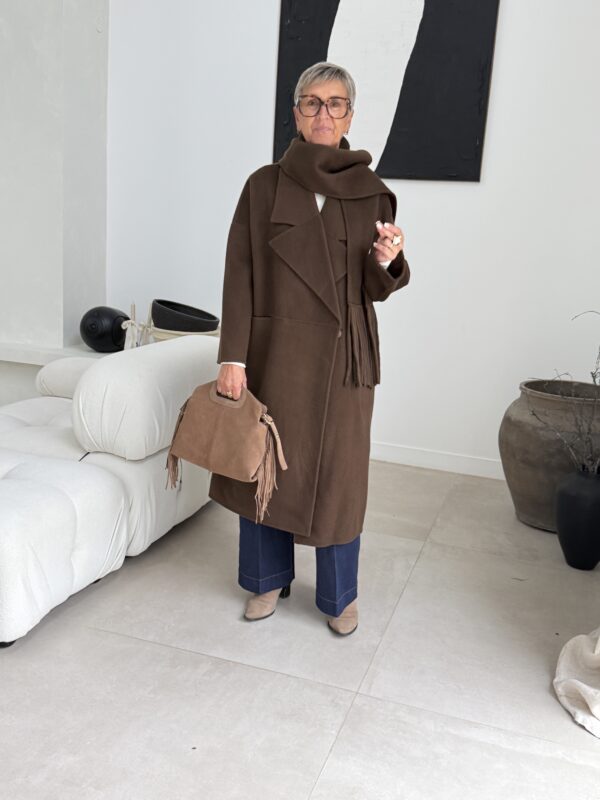 Manteau Garance Choco – Image 15