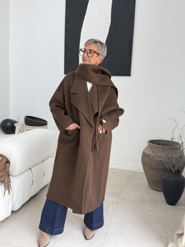 Manteau Garance Choco – Image 16