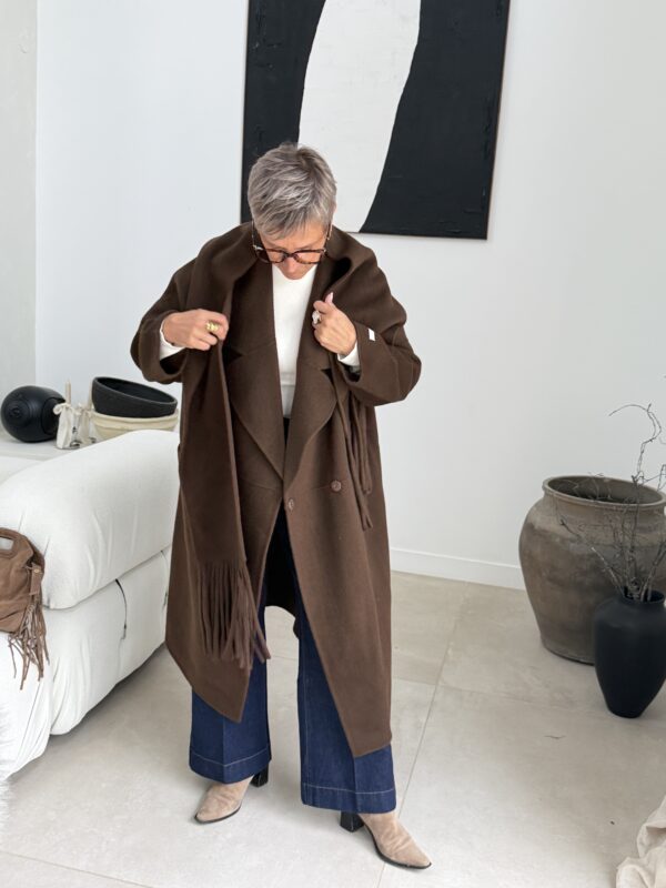 Manteau Garance Choco – Image 19