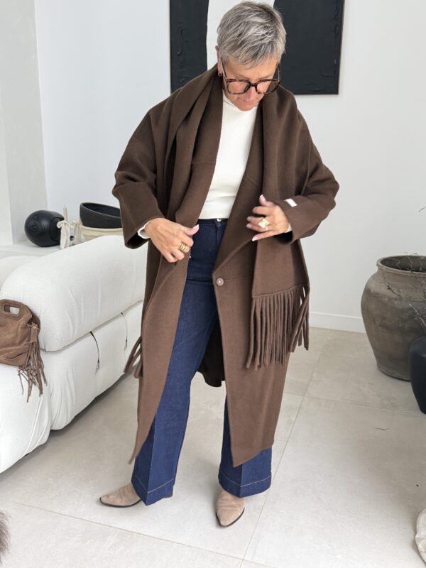 Manteau Garance Choco – Image 13