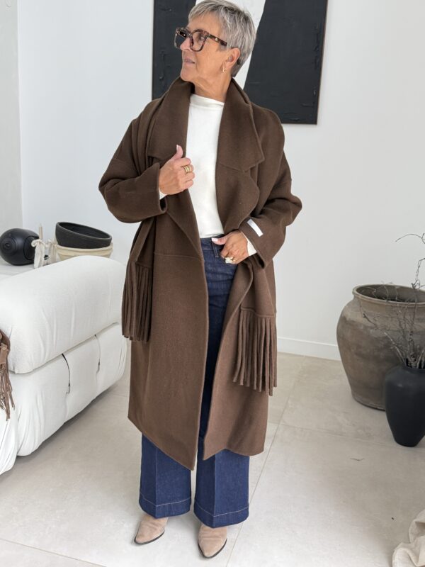 Manteau Garance Choco – Image 9