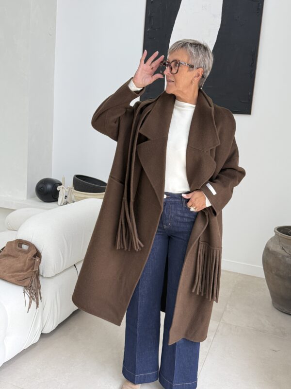 Manteau Garance Choco – Image 8