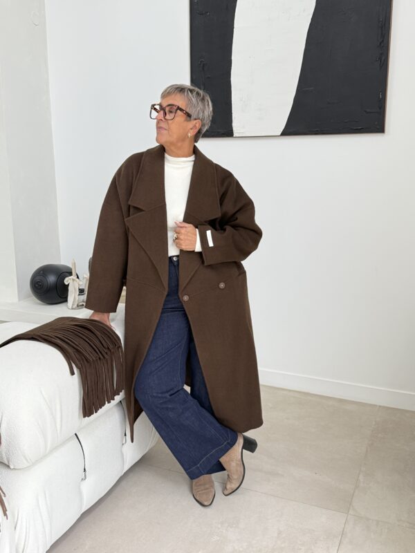 Manteau Garance Choco – Image 7
