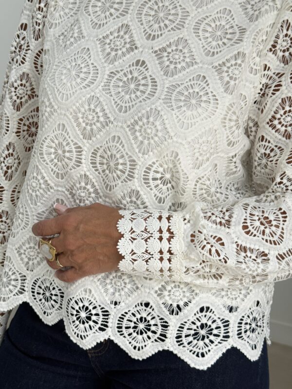Blouse Sienna Blanc cassé – Image 2