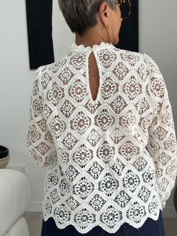 Blouse Sienna Blanc cassé – Image 3