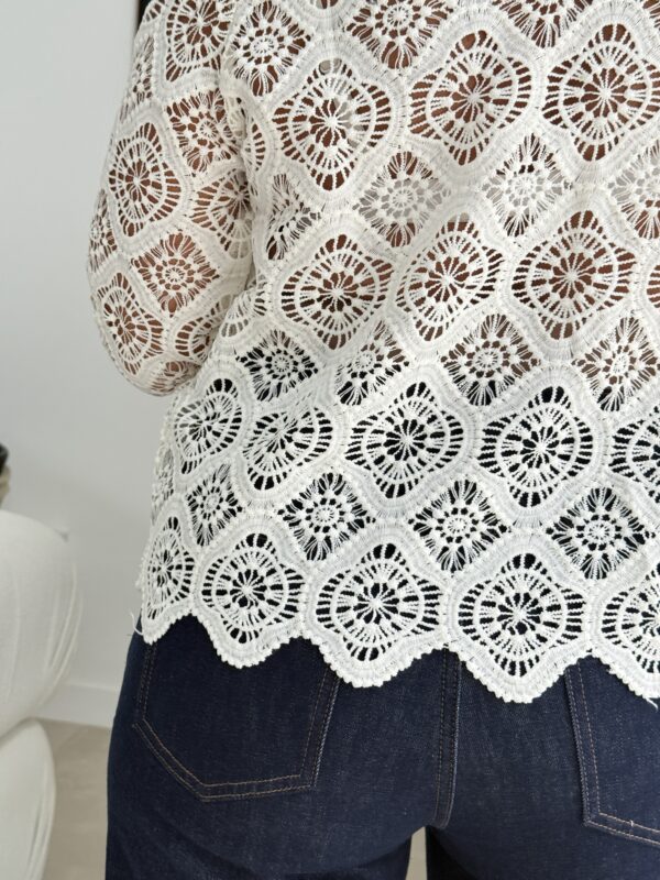 Blouse Sienna Blanc cassé – Image 8